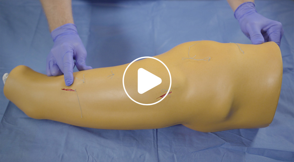 Videovorschau Produktvorstellung Nahttrainer Bein